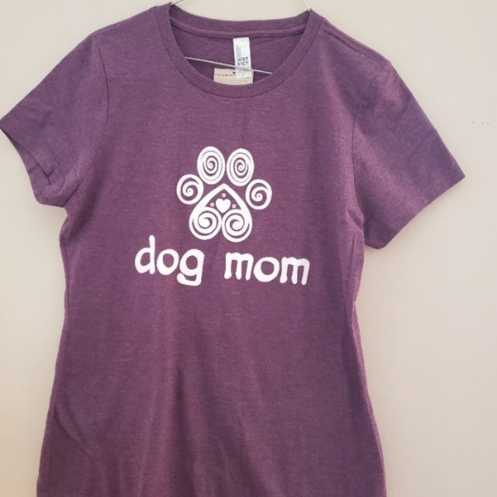 District Brand - Purple "Dog Mom" Shirt
